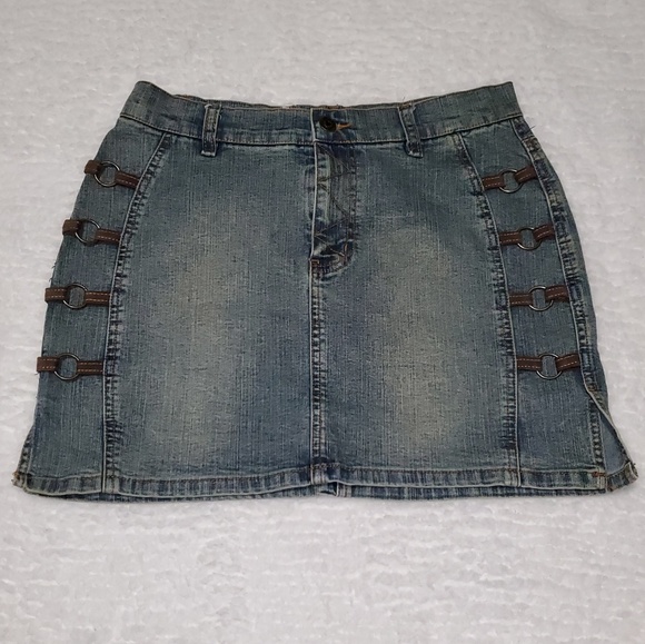 Joe Boxer Dresses & Skirts - Denim Jean Mini Skirt